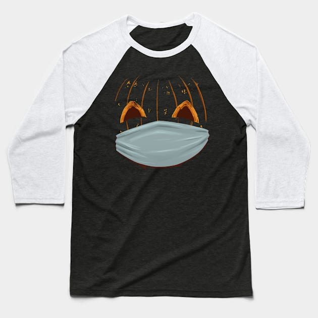 It's never too early for Halloween pumpkin face mask Baseball T-Shirt by Carlos CD